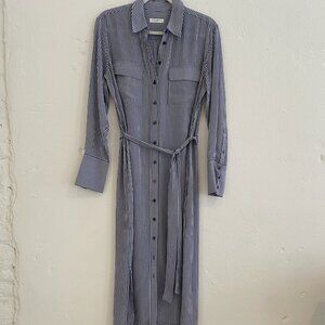Equipment silk shirtdress size Small